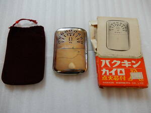 昭和レトロ ハクキンカイロ PLATINUM POCKET WARMER ハクキンカイロ株式会社 HAKKIN WARMERS CO.,LTD