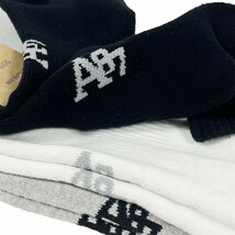 エアロポステール AEROPOSTALE メンズ Men's 靴下 ソックス 3足セット Neutral Solid Ankle Socks 3-Pack ブラック ホワイト グレー_画像2