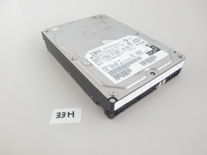 中古 3.5インチ ハードディスク IDE HDD 80GB IBM IC35L090AVV207-0 ジャンク No.33H