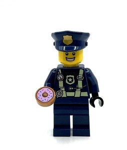 即決　新品　未使用　レゴ　LEGO　ミニフィギュア　ミニフィグ　シティ　　ポリス　警察官　ドーナッツ好きな　おまわりさん　警官