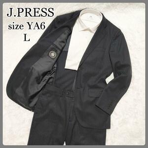 J.PRESS ジェイプレス スーツ セットアップ ストライプ YA6 大きめL　紳士服　　ビジネス　