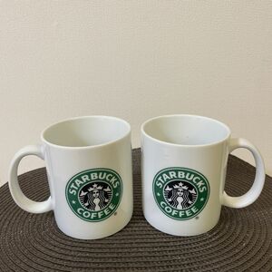 スタバ　Starbucks マグカップ　ペア　2002 旧ロゴ　スターバック