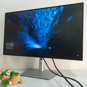 ☆【美品】Dell U2723QE ワイド液晶モニター 27インチ 4K（3840x2160）HDMI2.0x1/USB Type-Cx1/DisplayPort1.4x1 ケーブル付属 動作品