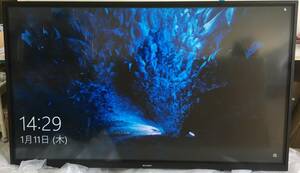 ☆【展示品 美品】SHARP PN-L751H 75V型 タッチディスプレイ 4K（3840x2160）2019年製 D-Subx1/HDMIx2/USB/Displayportx1 動作品