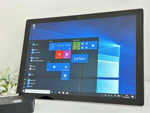 【良品 SIMフリー】Microsoft Surface Pro 5 model:1807『Core i5(7300U) 2.6Ghz/RAM:8GB/SSD:256GB』12.3インチ LTE対応 Win10 動作品