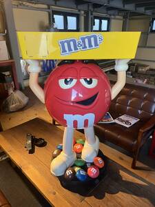 m&m's display character red 