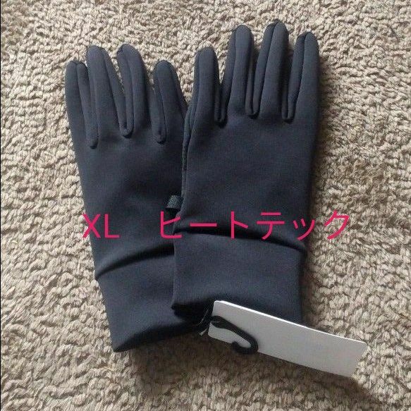 【XLサイズ新品未使用】ヒートテック　ライナーストレッチグローブ　黒　手袋　ユニクロ