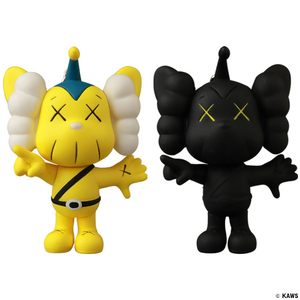 [ нераспечатанный ]KAWS TOKYO FIRST 3 body комплект KAWS JPP KEYHOLDER YELLOW BLACK Kaws цепочка для ключей 