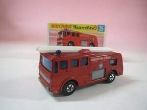 66629■マッチボックス　35 メリーウェザーファイヤーエンジン　MERRY WEATHER FIRE ENGINE 消防車