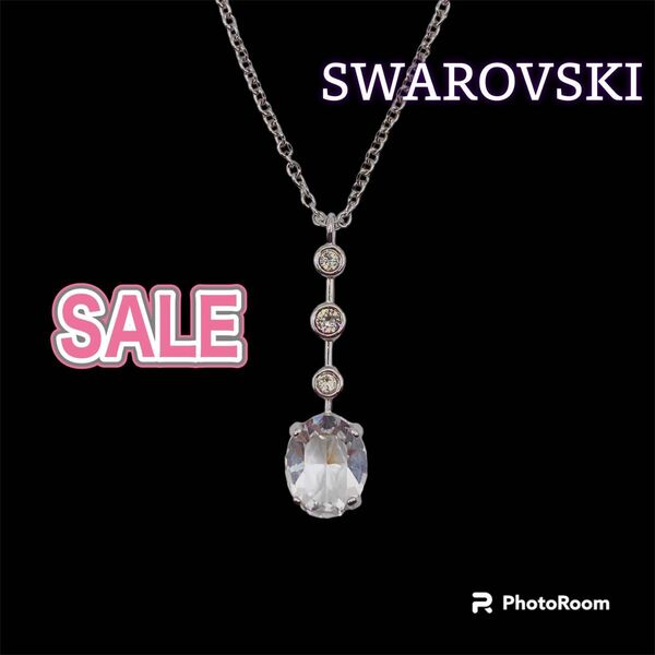 スワロフスキー ネックレス ペンダント SWAROVSKI トリロジー