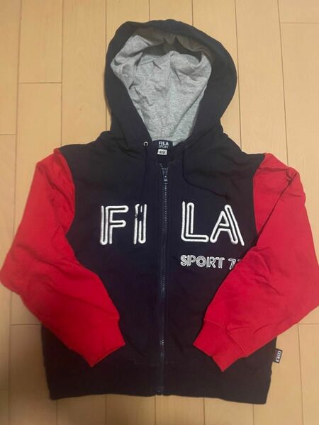 FILA ジップパーカー フルジップ　110センチ　子供服