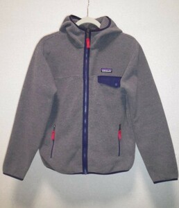 Patagonia Men's Lightweight Synchilla Snap-T Hoody 2018FW GREY 美品 メンズ ライトウエイト スナップT フーディ グレー 灰色