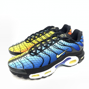 【中古】NIKE AIR MAX PLUS TN SE GREEDY black/chile red-tour yellow AV7021-001 27.5　ナイキ[240092257118]