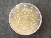 フランス　２ユーロ記念　２００７年　ローマ条約_画像1