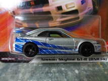 HotWheels Nissan Skyline GT-R 〔BNR34〕　FAST ＆ FURIOUS　ホットウィール ワイルドスピード ニッサン スカイライン GT-R BNR34 　///am_画像2