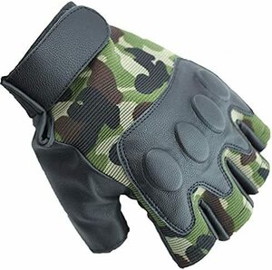  camouflage finger less glove half finger gloves half finger both hand for ;ZYX000339;