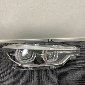 新品未使用 BMW F30 F31 後期 3シリーズ 純正 右 運転席 LED ヘッドライト 1EX 012.102-52 7419634-04 ブラック ①