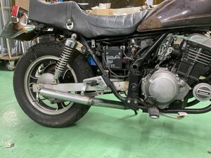 エリミネーター 250 ワンオフマフラー　50パイ　カワサキ　gpx 250 旧車　z 250ft gpz250 溶接構造