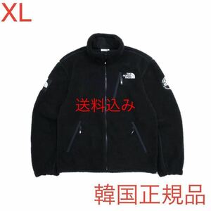 韓国限定 XL THE NORTH FACE FLEECE JACKET 黒XL男女兼用