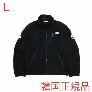 韓国限定 L THE NORTH FACE FLEECE JACKET 黒L男女兼用