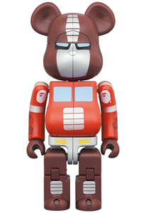 新品未開封 BE@RBRICK × TRANSFORMERS OPTIMUS PRIME BAPE(R) RED メディコムトイ ベアブリック トランスフォーマー