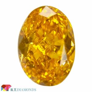 FANCY VIVID YELLOW ORANGE 0.170ct OV/RT2397/CGL