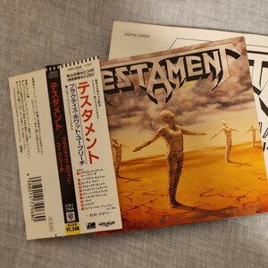 ☆　テスタメント　プラクティス　ホワット　ユー　ブリーチ　旧規格帯付　ハードロック　ヘビーメタル　スラッシュメタルtestament