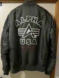 ALPHA INDUSTRIES バックエンブレムMA-1