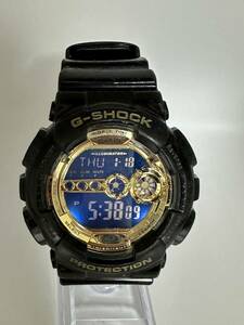 ★☆1円スタート！カシオ G-SHOCK CD-100GB ブラック＆ゴールド/ジーショック☆★