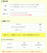 アベイル 01カルカッタコンクエスト50,51用マイクロキャストスプール トラウトSP シャンパンゴールド　Avail CNQ5020TR 溝深さ2.0mm_画像2