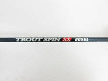 GN-2062《2ピース スピニングロッド》TROUT SPIN/トラウトスピン★SX 602UL★釣り具 フィッシング用品 釣り竿 アウトドア★_画像8