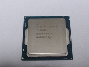 INTEL CPU Core i7 6700K 4コア8スレッド 4.00GHZ SR2L0 CPUのみ 起動確認済みです