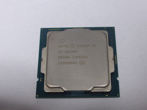 INTEL CPU Core i3 10100F 4コア8スレッド 3.60GHZ SRH8U 内蔵グラフィック無し CPUのみ 起動確認済みです