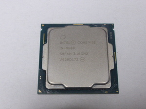 INTEL CPU Core i5 9600 6コア6スレッド 3.10GHZ SRF4H CPUのみ 起動確認済みです