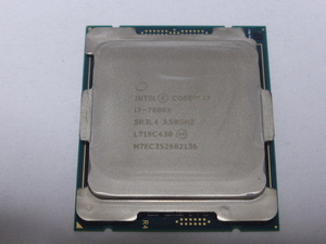 INTEL CPU Core i7 7800X 6 core 12s red 3.50GHZ SR3L4 LGA2066 CPU only start-up has confirmed. 