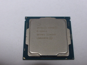  INTEL CPU Xeon E-2104G 4コア4スレッド 3.20GHZ SR3WV LGA1151 CPUのみ 起動確認済みです