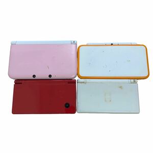 【6285】1円～ 任天堂 ニンテンドー DS Lite DS i New 2DSLL 3DS LL 4台 まとめ 中古 現状品 通電確認済み ※2台動作しない