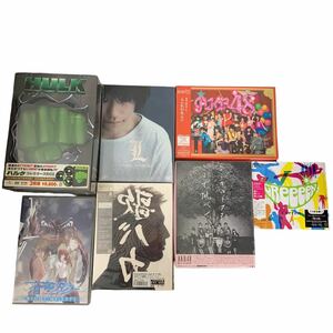 1円～ 一部開封済み DVD CD 7点まとめセット GReeeeN 蒼穹のファフナー AKB48 エル 平井堅 ハルク コレクターズボックス 現状品