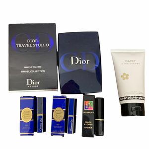 【6358】1円～ Dior/ディオール ジバンシー マークジェイコブス パレット リップ 口紅 ボディローション コスメまとめ 中古 現状品