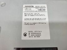 管w240142-30 トヨタ純正 メモリー ナビ NSZT-W60 08545-00T40 地デジ CD DVD SD Bluetooth 地図データ 2013年冬版 ジャンク(8)_画像4