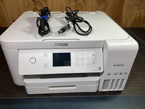 【B0029P016】EPSON EW-M630TW エコタンク搭載モデル インクジェットプリンター エプソン ホワイト 通電確認済 エラー表示 ジャンク