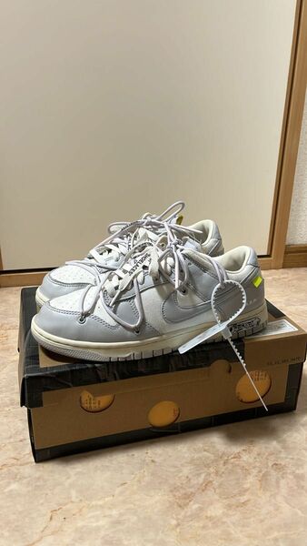 ナイキオフホワイトNIKE OFF-WHITE DUNK LOW 27.5 cm