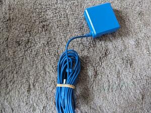 *3DS AC adaptor long charger 2,5m blue Nintendo nintendo 