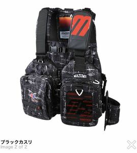 マズメ mazume MZLJ-591 ブラックカスリ MZレッドムーン ライフジャケット IX 希望小売価格 27000円(税ヌキ ) JAN4571190 534607