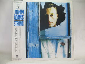 【LP】　ジョン・アダムス／ストロング　1987．帯付　見本盤　デビュー盤