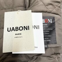 絶賛EU製＆定価8万◆UABONI*Paris*ボアジャケット*ユアボニ*パリ発◆ミンク/カシミヤ 厚手 防風防寒 ハート柄 アウター 真冬 XL/50サイズ_画像9