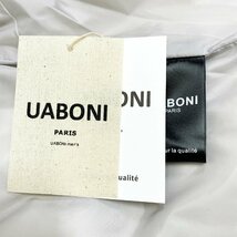 高級EU製＆定価7万◆UABONI*Paris*ベスト*ユアボニ*パリ発◆カシミヤ100％ 暖かい ソフト お洒落 エンボス加工 アウター 男女兼用 2XL/52_画像8