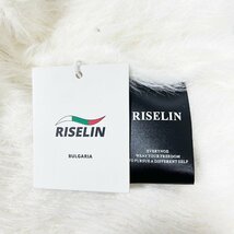 絶賛ヨーロッパ製※定価5万◆ブルガリア発※RISELIN 高級ミンク/カシミヤ混・カーディガン ふわふわ パール ニット 華やか かわいい L/48_画像10