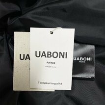 最高級EU製＆定価7万◆UABONI*Paris*ダウンベスト*ユアボニ*パリ発◆グースダウン90％ 個性 防寒 暖か モノグラム ジャケット アウター M_画像8