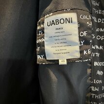 ★★逸品EU製＆定価5万◆UABONI*Paris*ジャケット*ユアボニ*パリ発◆超軽量 薄手 日焼け止め お洒落 英字柄 マウンテンパーカ L/48サイズ_画像9